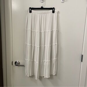 White Maxi Skirt